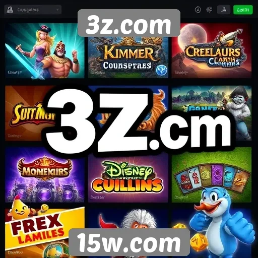 Plataforma 3z.com oferece ampla variedade de jogos
